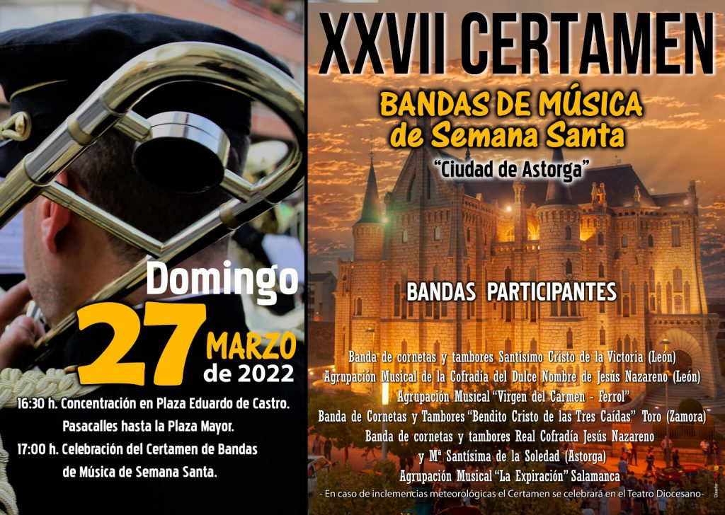 XXVII Certamen de Bandas de Música de Semana Santa de Astorga