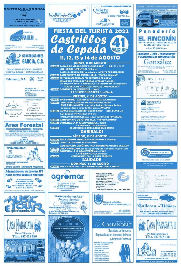 Fiesta del turista en Castrillos de Cepeda 2022