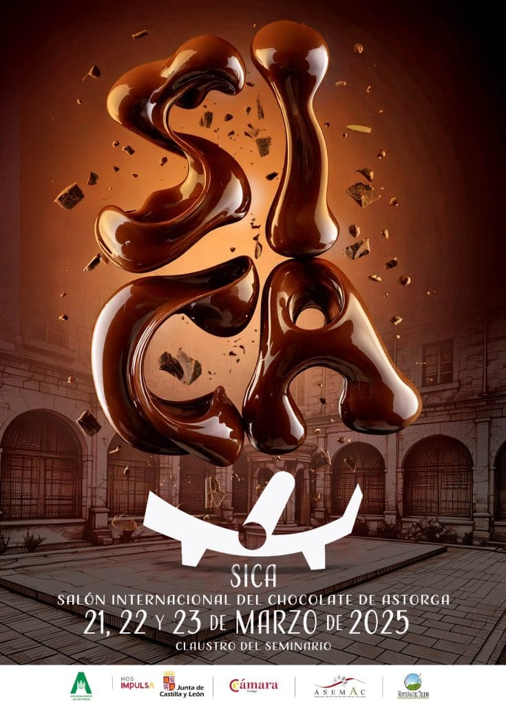 Salón Internacional del Chocolate de Astorga 2025 Cartel del SICA 2025